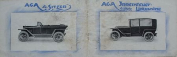 AGA Automobile "Ein Riese in der Leistung!" Modellprogramm 1921 (S0277)